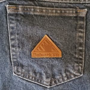FR jeans by Bulwark. 34x32